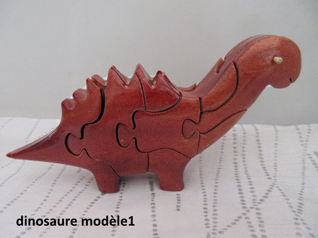 Puzzle en bois - dinosaure modle 1
